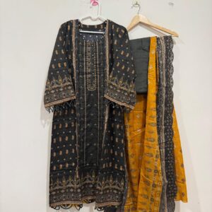 Embroidered cotton suits