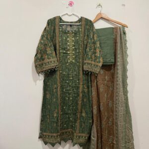 Embroidered cotton suits