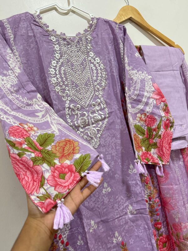 Patchwork cotton suits