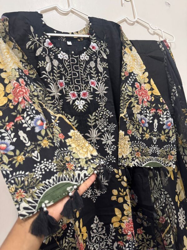 Patchwork cotton suits