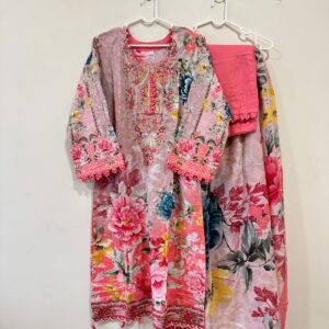 Embroidered cotton suits