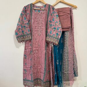 Embroidered cotton suits