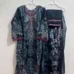 Embroiderd cotton suit